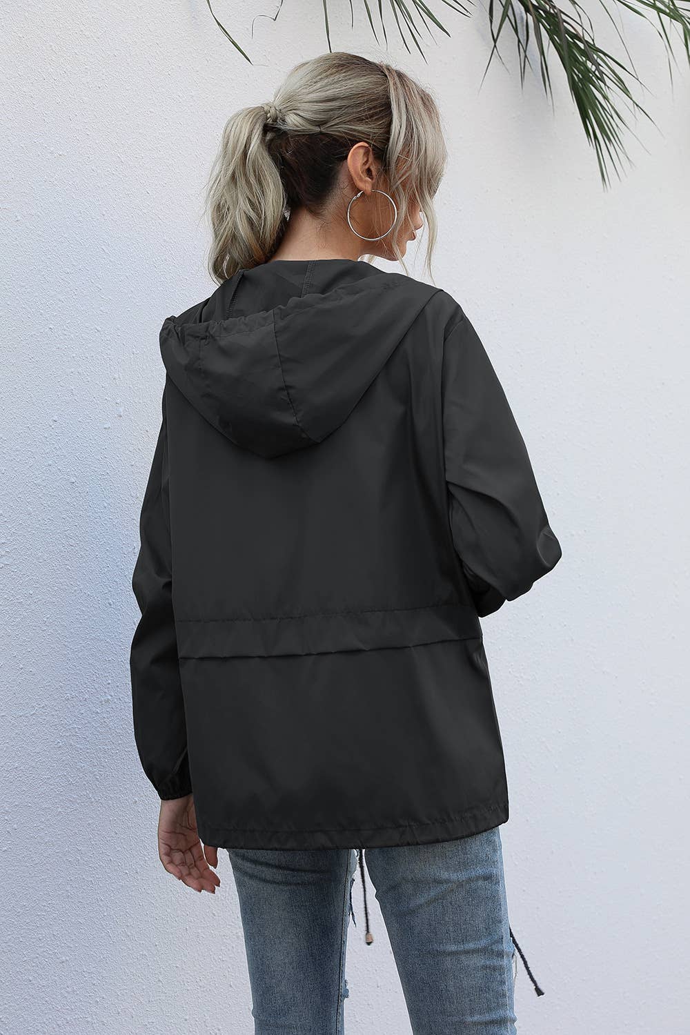 HIDDENBRAND - Hooded Zip up Windbreaker