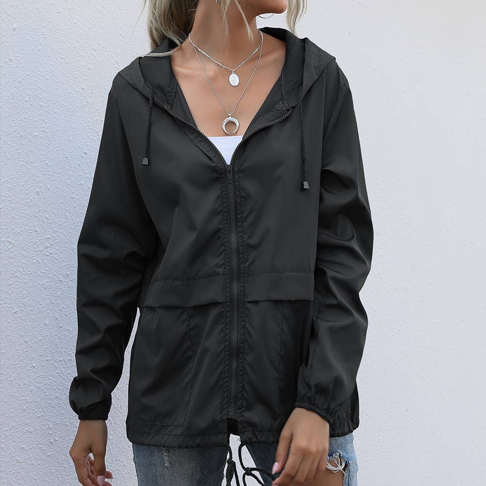 HIDDENBRAND - Hooded Zip up Windbreaker