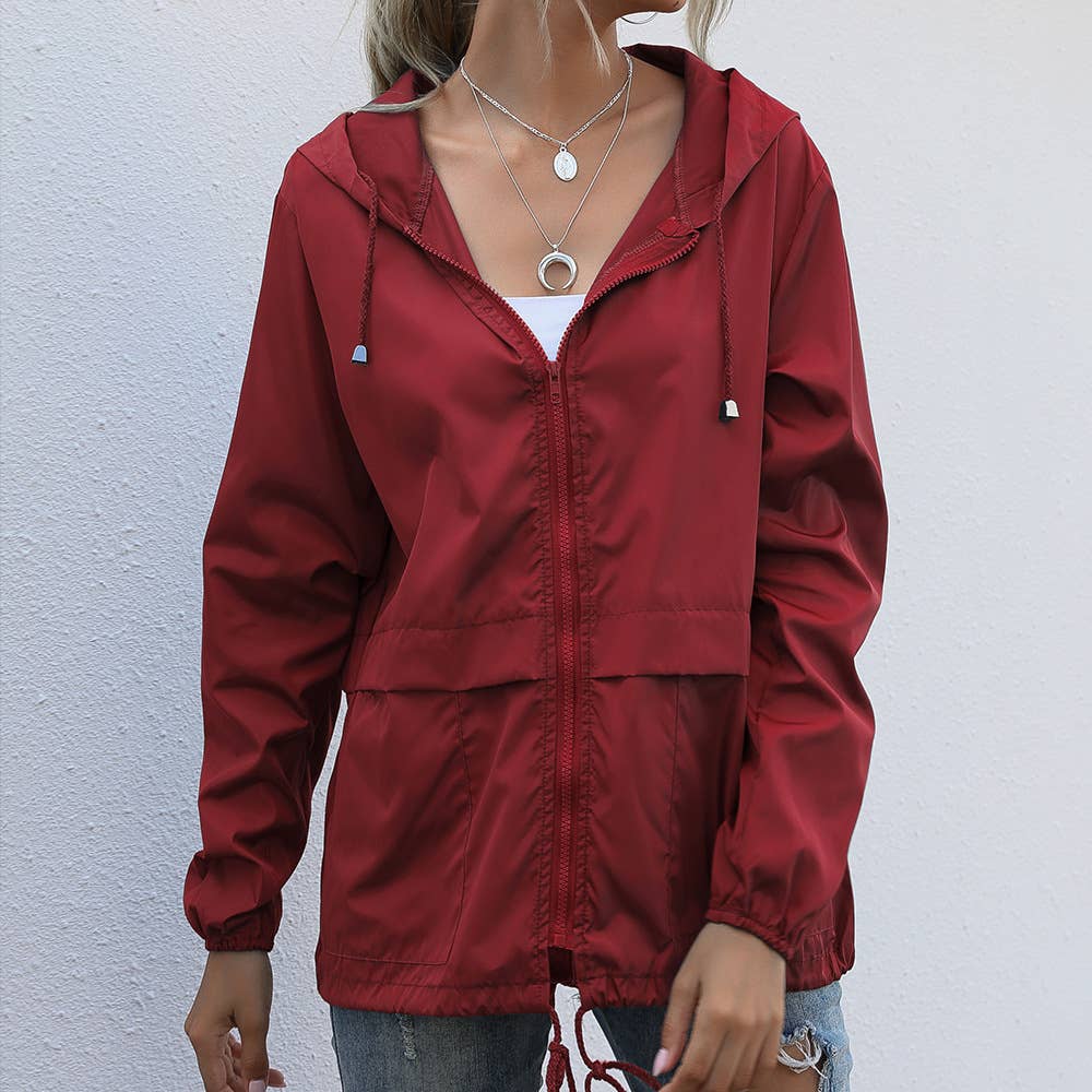 HIDDENBRAND - Hooded Zip up Windbreaker