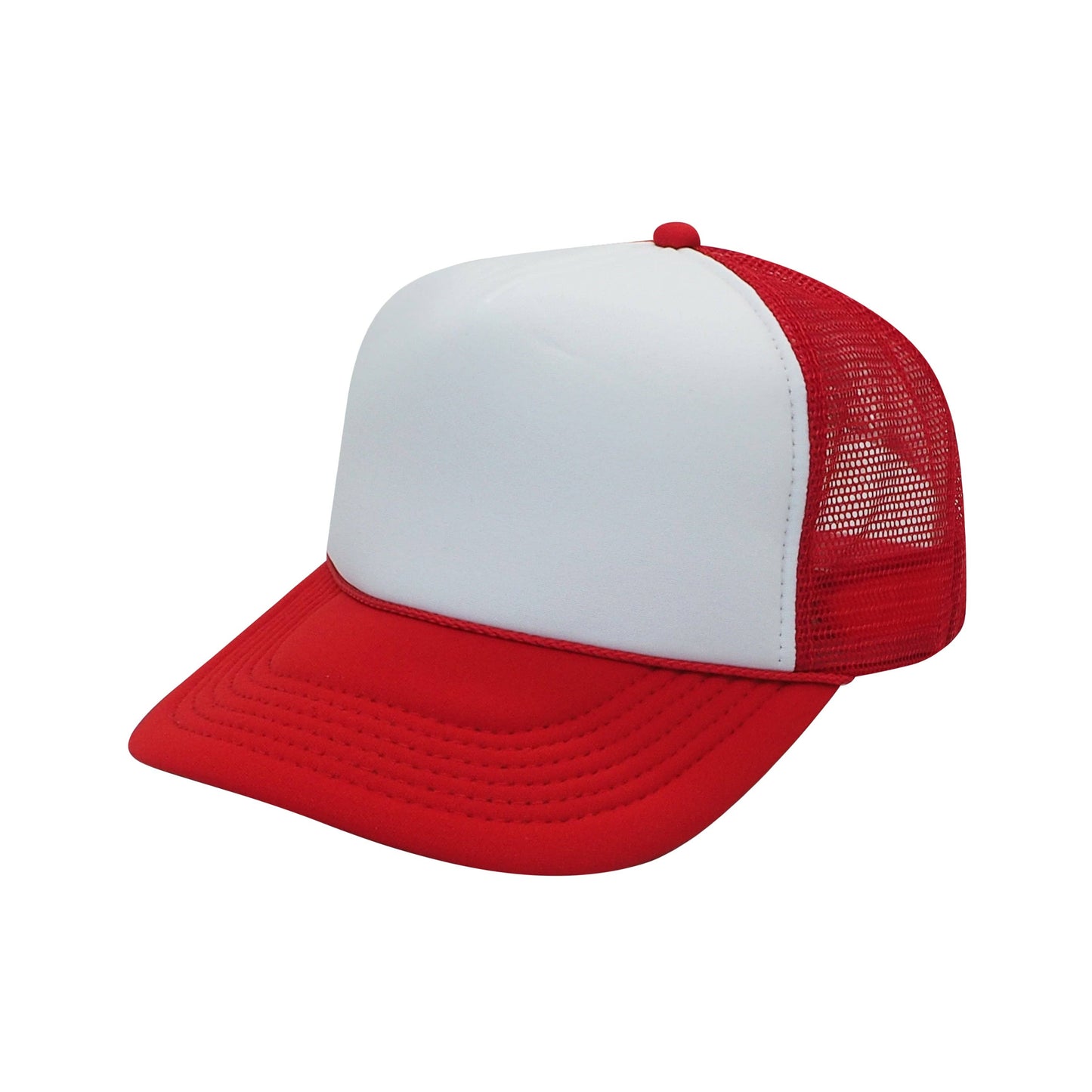 The Park Wholesale - Nissun Classic Trucker Baseball Hats Caps Foam Mesh Blank Solid Two Tone Snapback Adult Youth