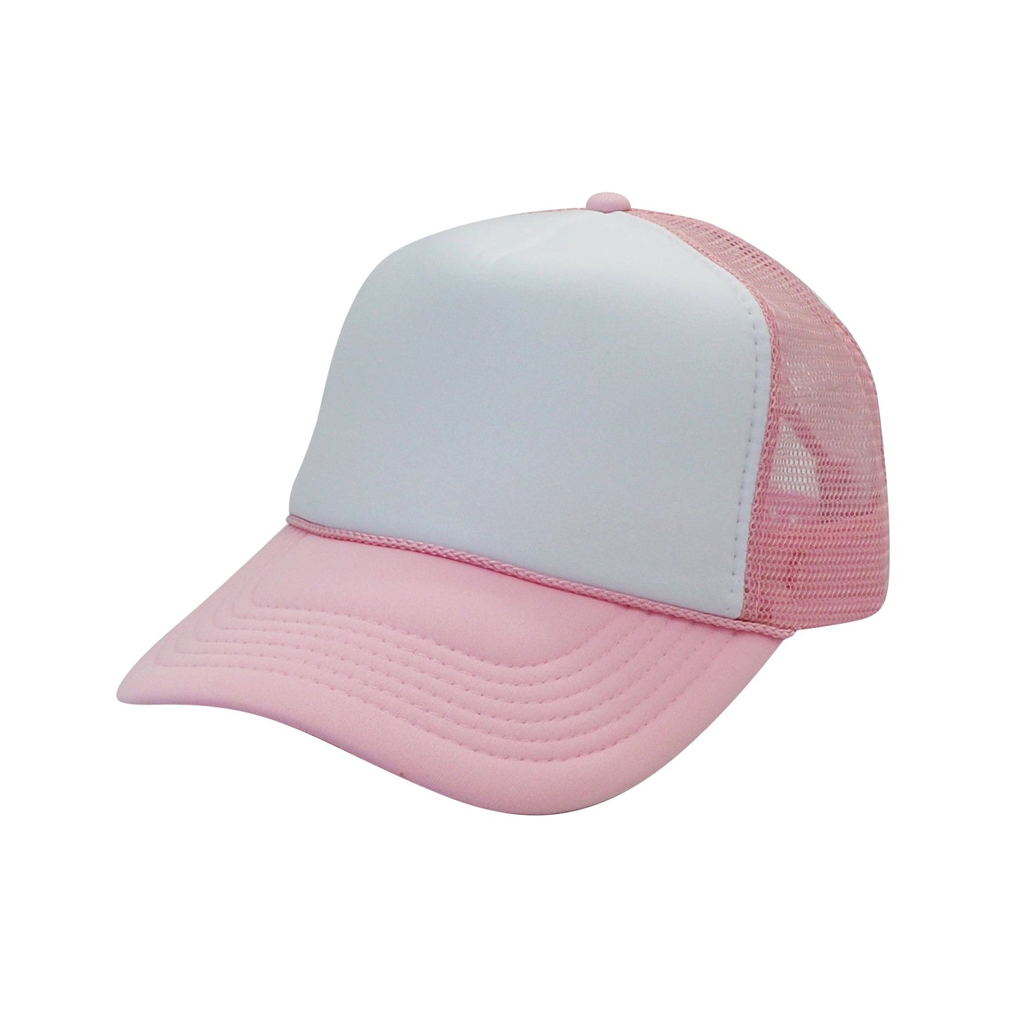 The Park Wholesale - Nissun Classic Trucker Baseball Hats Caps Foam Mesh Blank Solid Two Tone Snapback Adult Youth