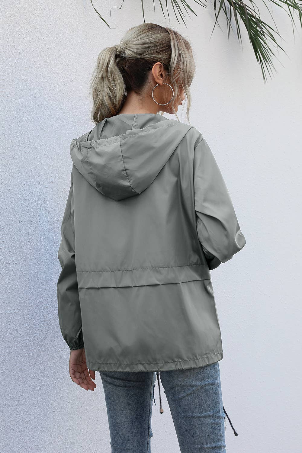 HIDDENBRAND - Hooded Zip up Windbreaker