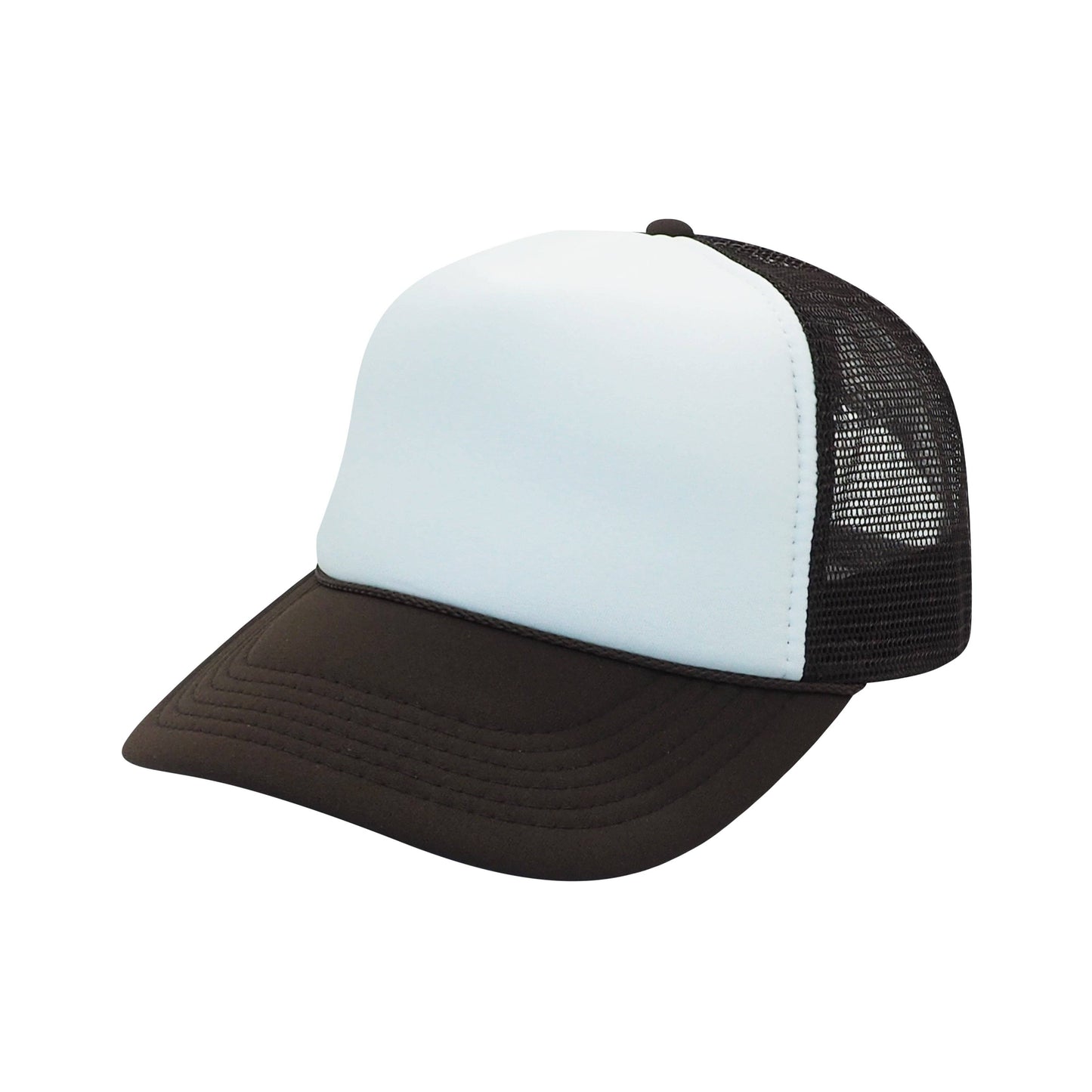 The Park Wholesale - Nissun Classic Trucker Baseball Hats Caps Foam Mesh Blank Solid Two Tone Snapback Adult Youth