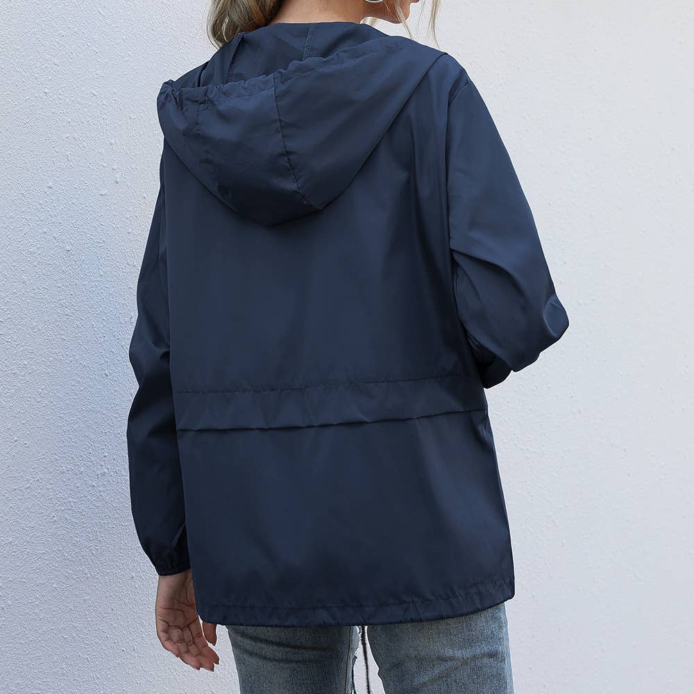 HIDDENBRAND - Hooded Zip up Windbreaker