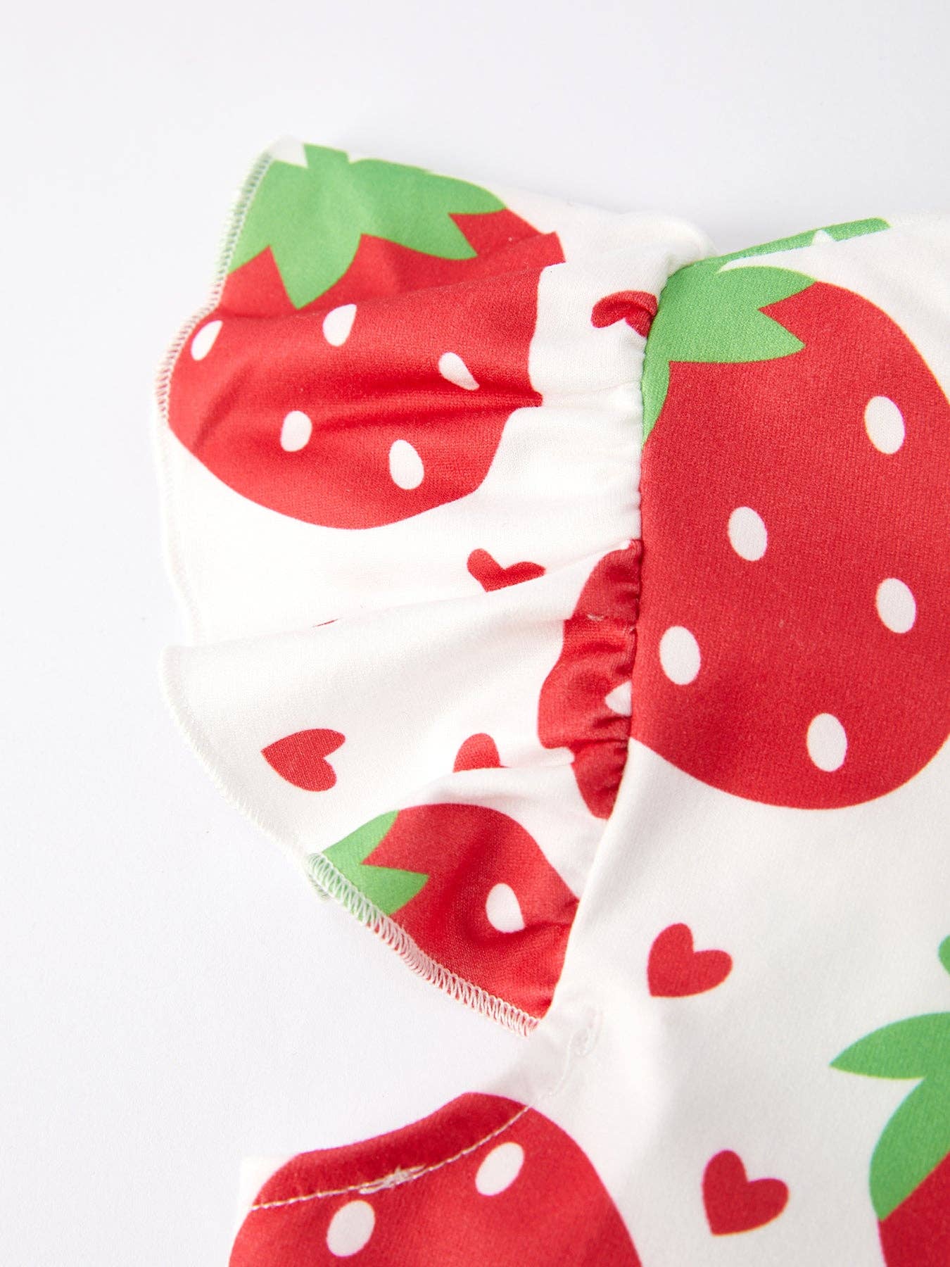 Rylee Faith Designs - Girls Strawberry Plaid Print Dress 2-piece Set
