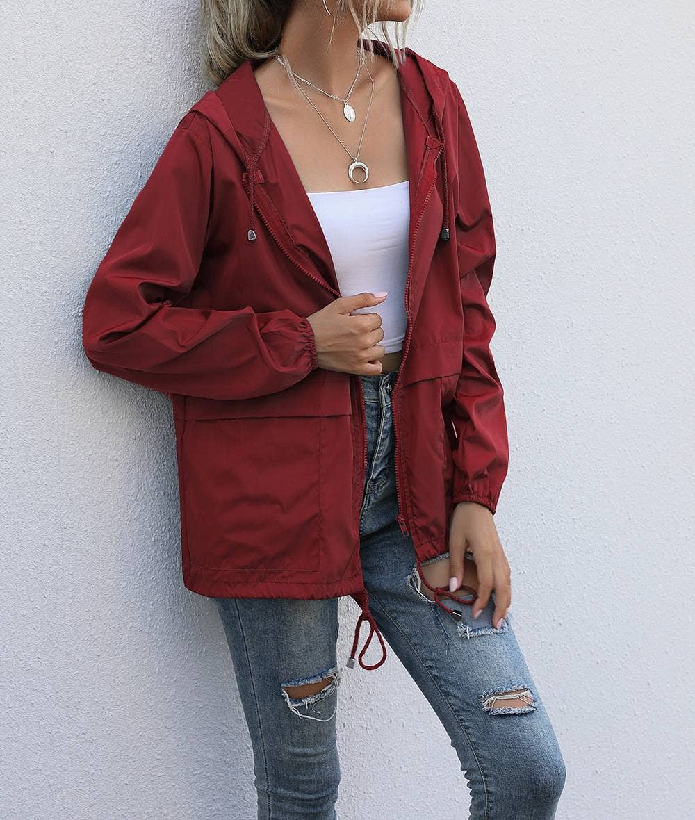 HIDDENBRAND - Hooded Zip up Windbreaker