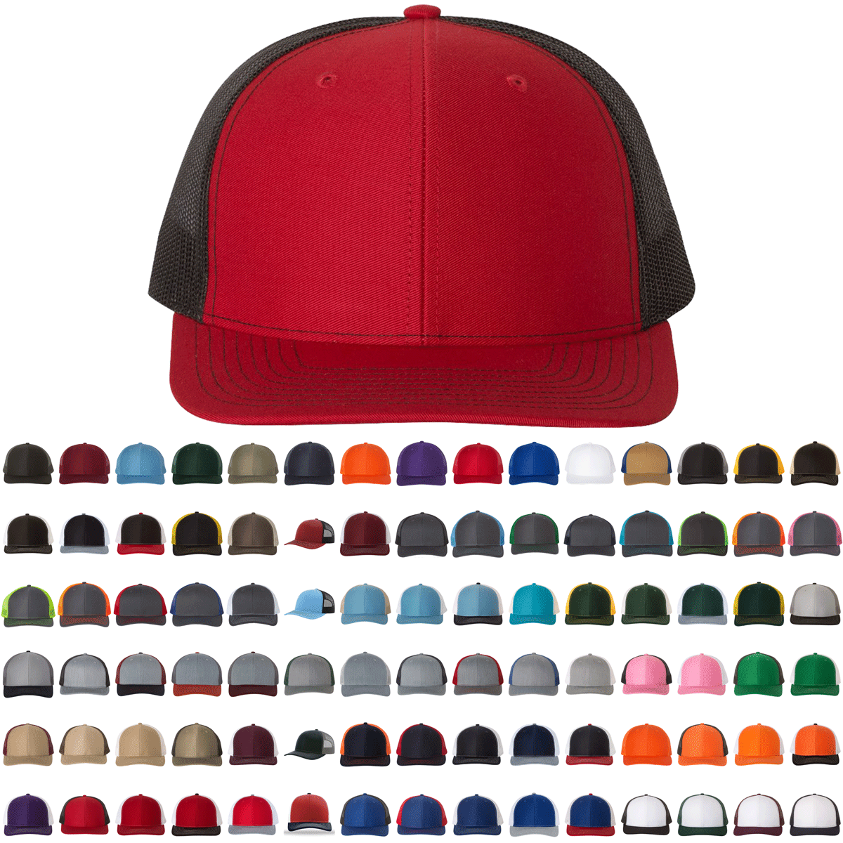 The Park Wholesale - Richardson 112 Classic Premium Trucker Hat, Snapback Cap