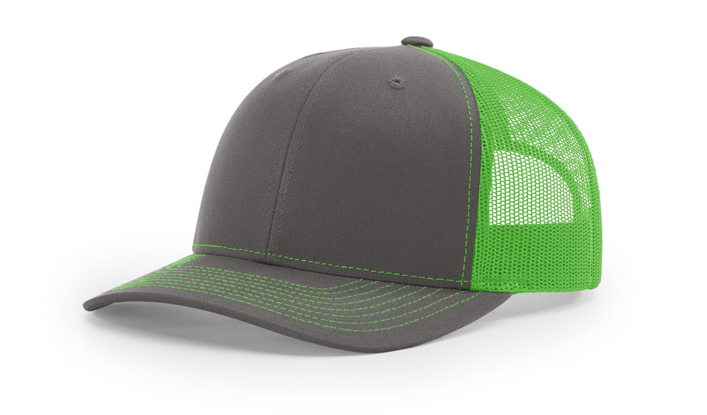 Richardson 112 Trucker Hat with custom leather patch