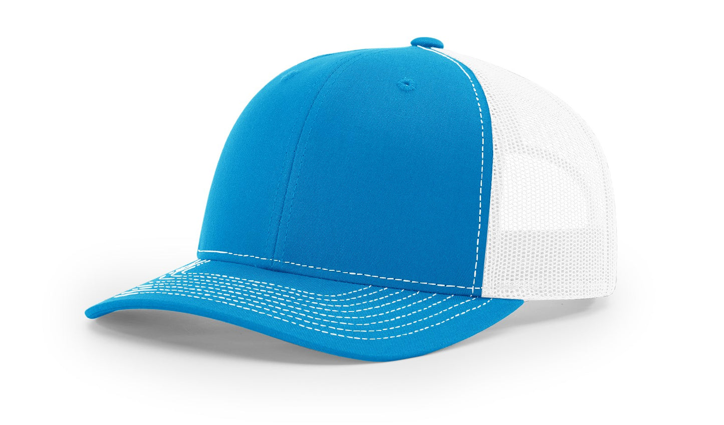 Richardson 112 Trucker Hat with custom leather patch