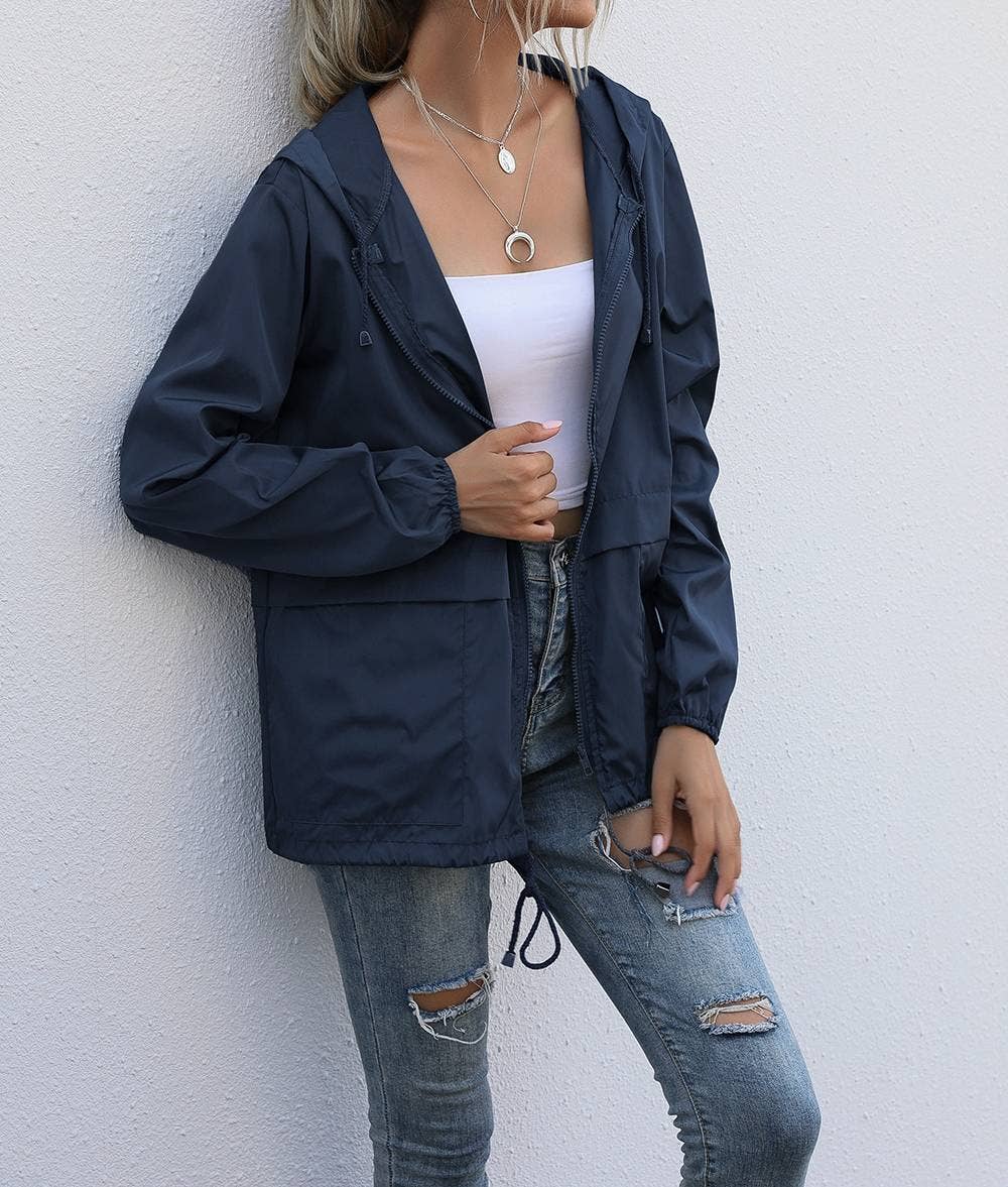 HIDDENBRAND - Hooded Zip up Windbreaker