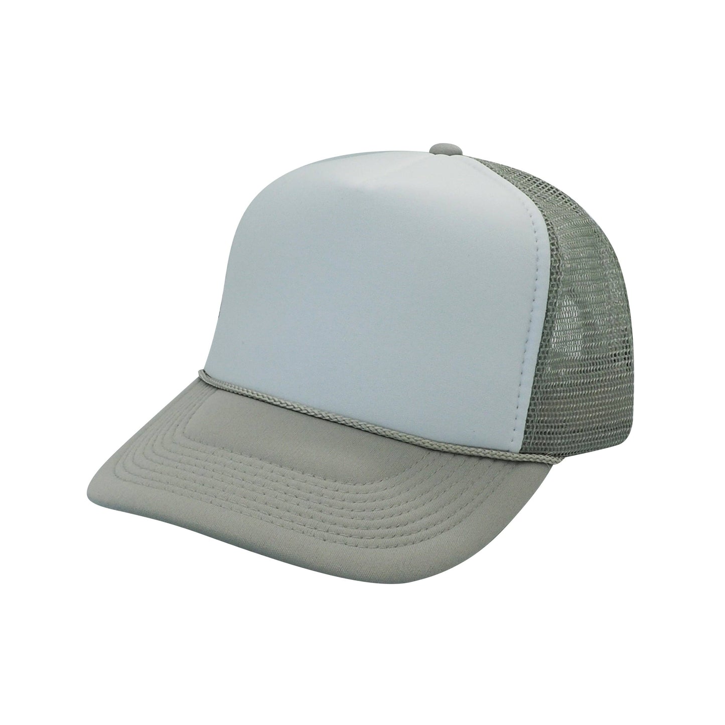 The Park Wholesale - Nissun Classic Trucker Baseball Hats Caps Foam Mesh Blank Solid Two Tone Snapback Adult Youth