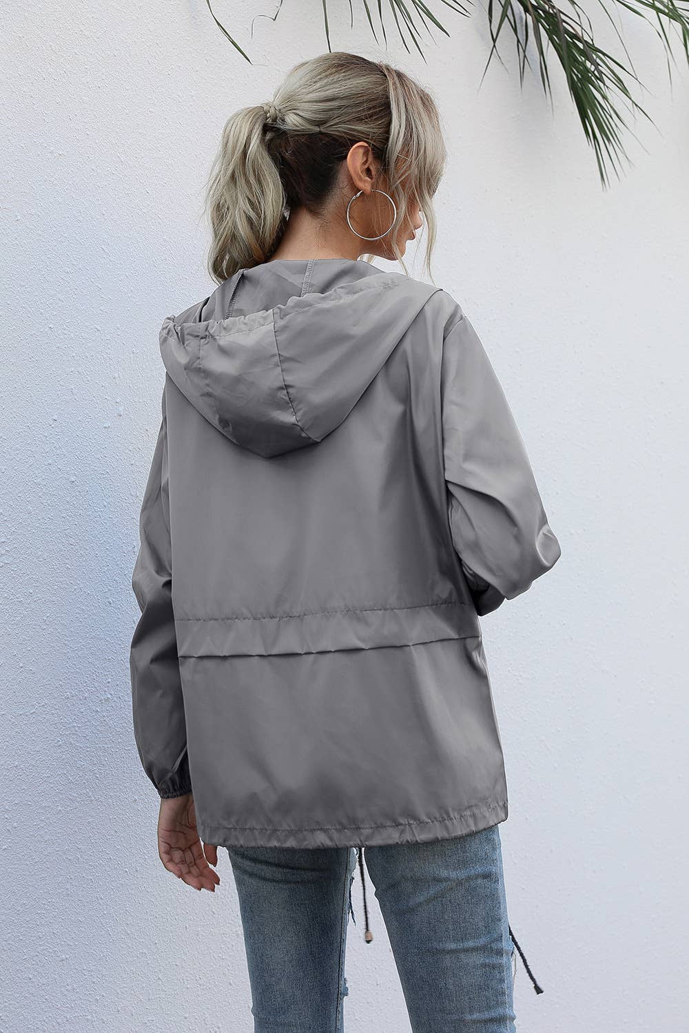 HIDDENBRAND - Hooded Zip up Windbreaker