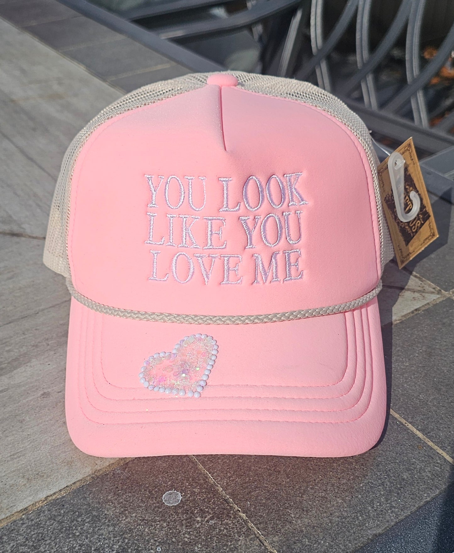 YOU LOOK LIKE YOU LOVE ME: Foam Premium Rope Trucker Hat