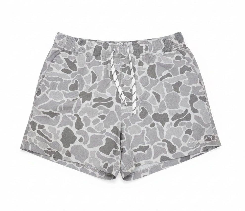 Kids' Light Gray Camo Performance Shorts