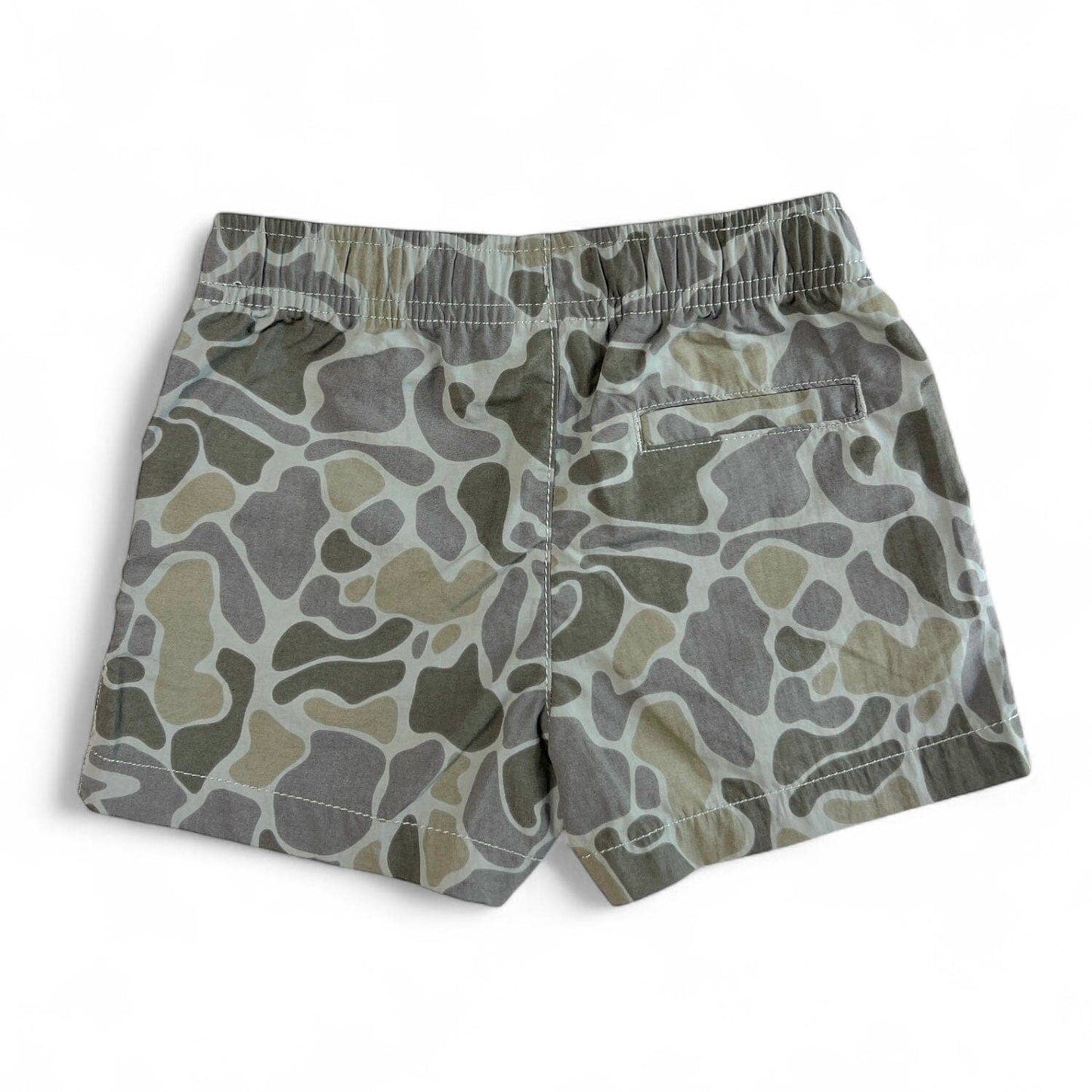 Kids' Gray Camo Performance Shorts