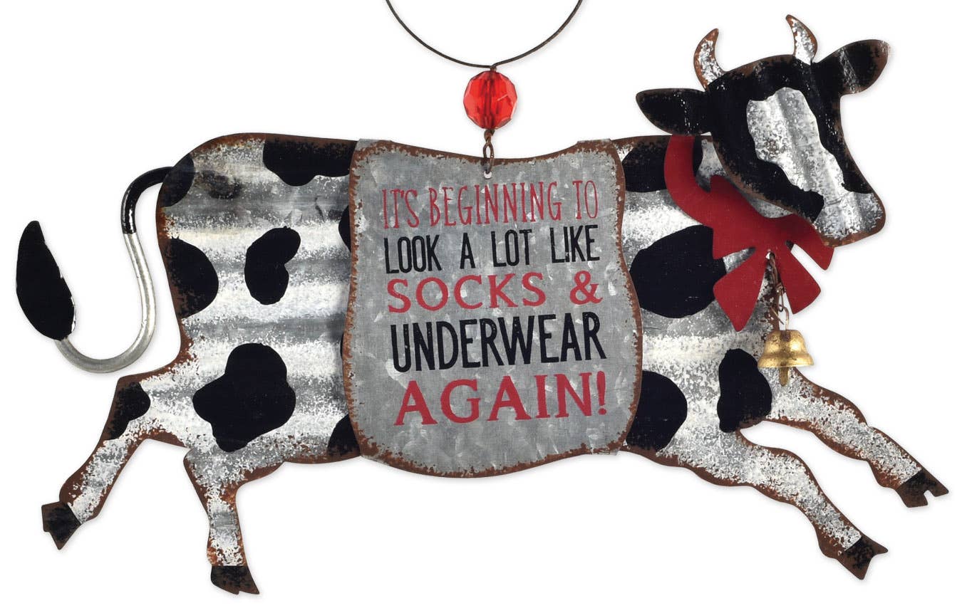 Sunset Vista Designs - Cow Ornament