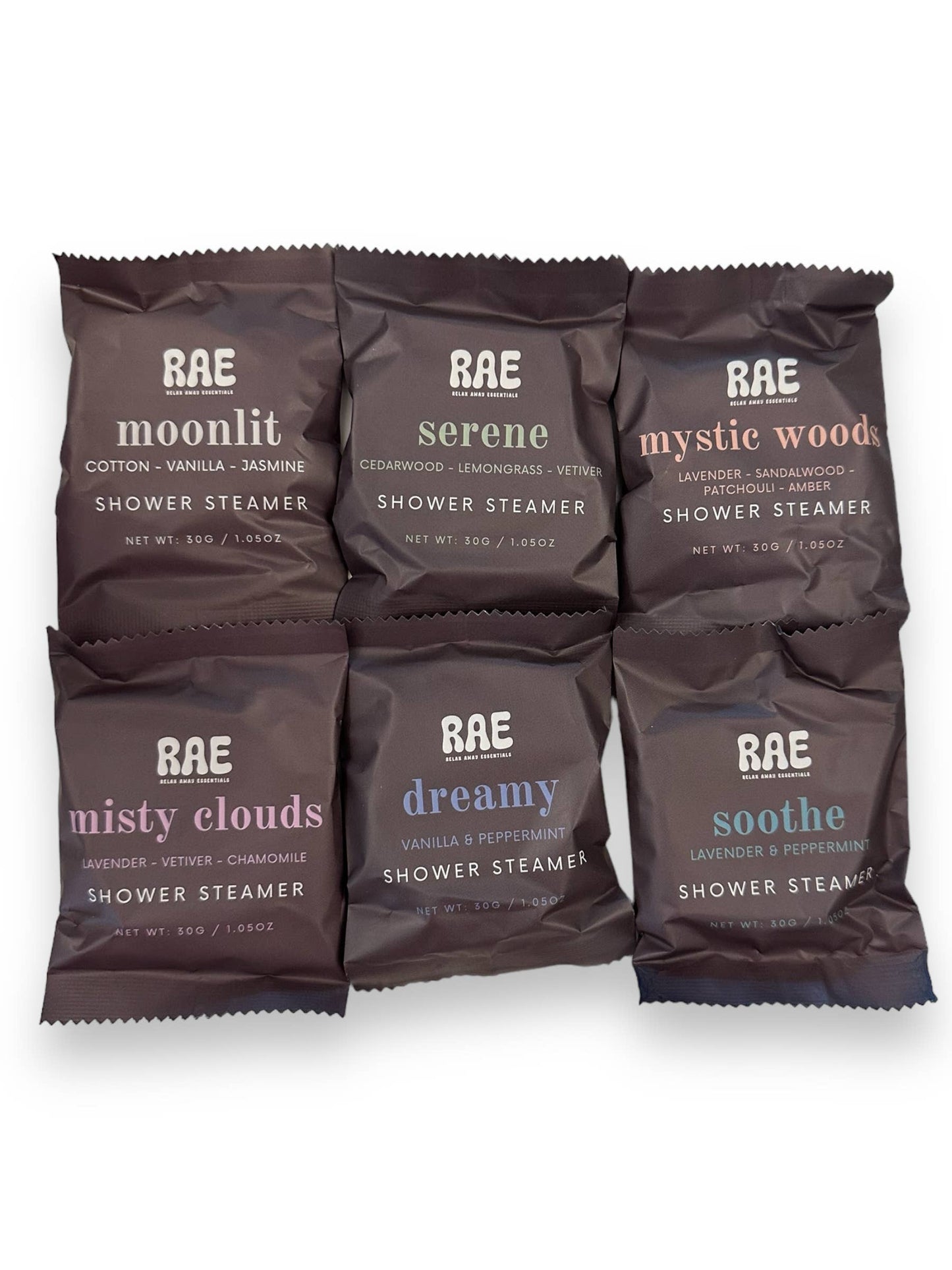 Relax Away Essentials - Whisper Shower Steamers 6 Pack 