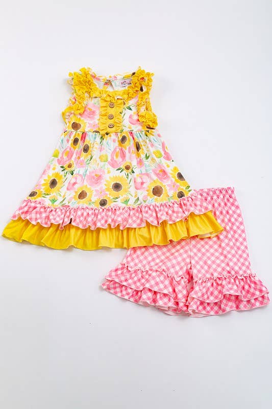 Clover Cottage - Sunflower Blooms Girls Set