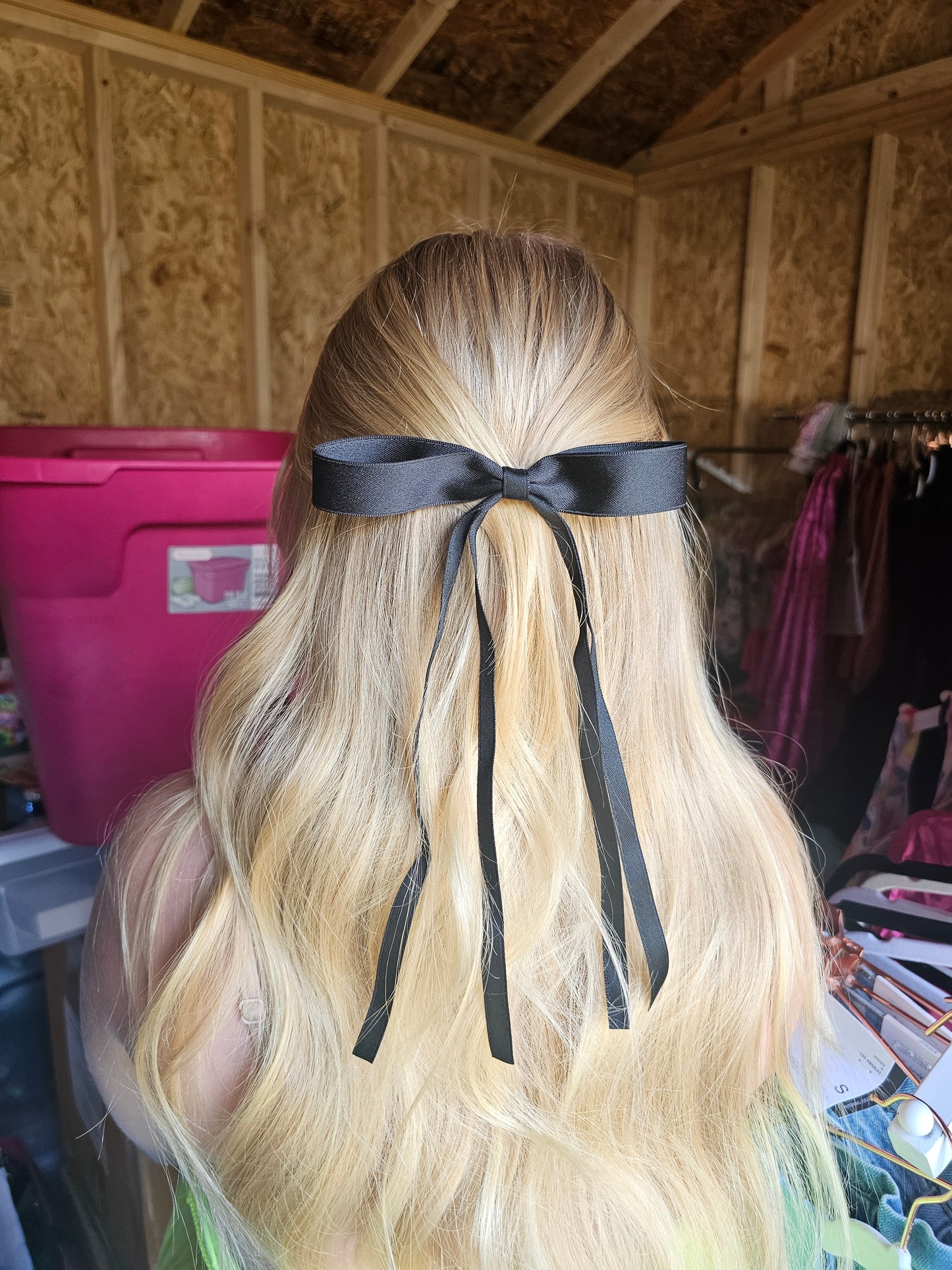 Dainty Bow : with alligator clip