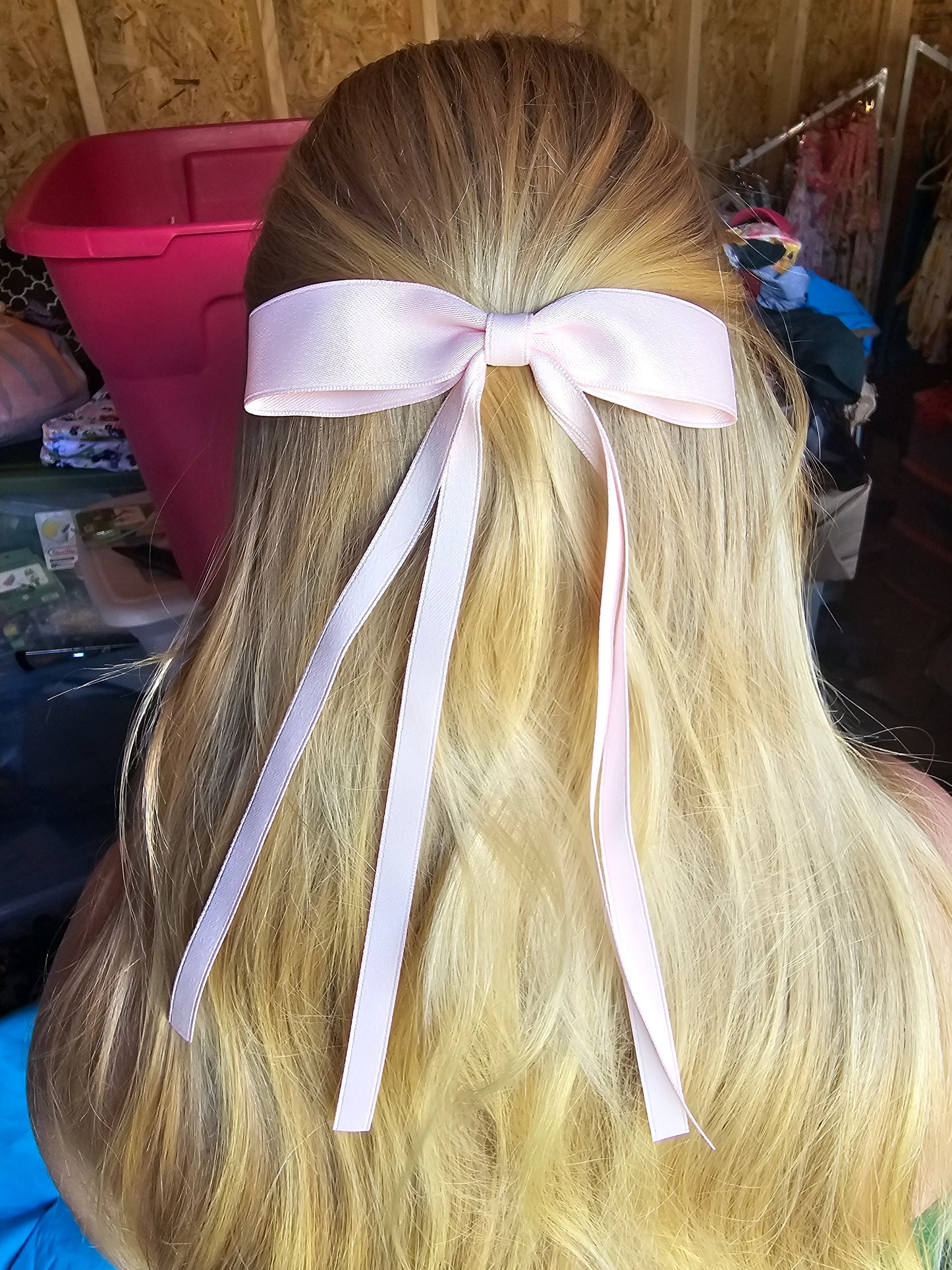 Dainty Bow : with alligator clip