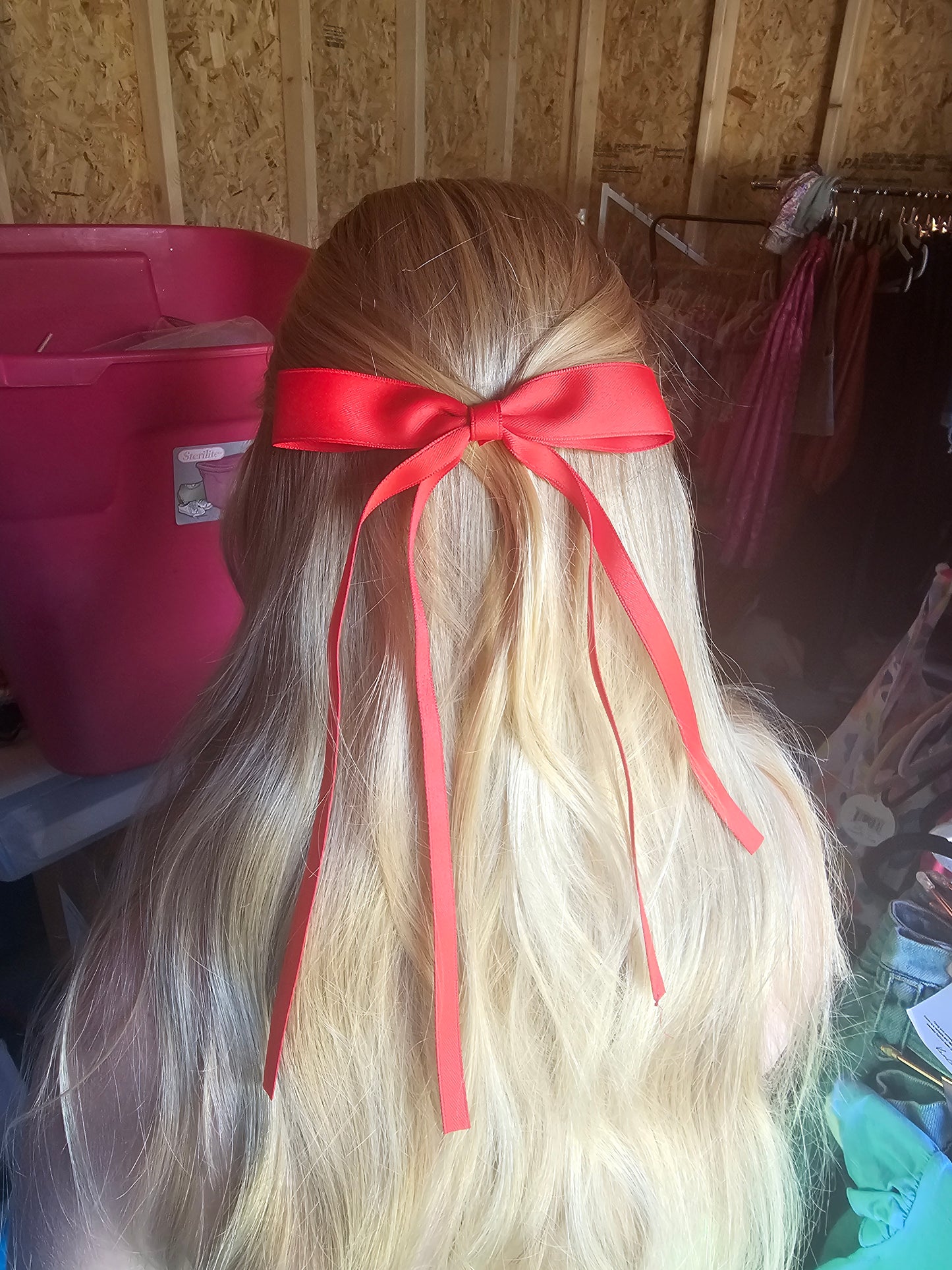 Dainty Bow : with alligator clip