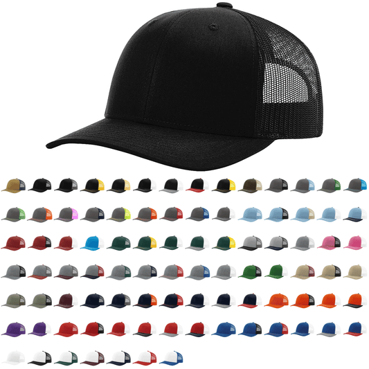 The Park Wholesale - Richardson 112 Classic Premium Trucker Hat, Snapback Cap