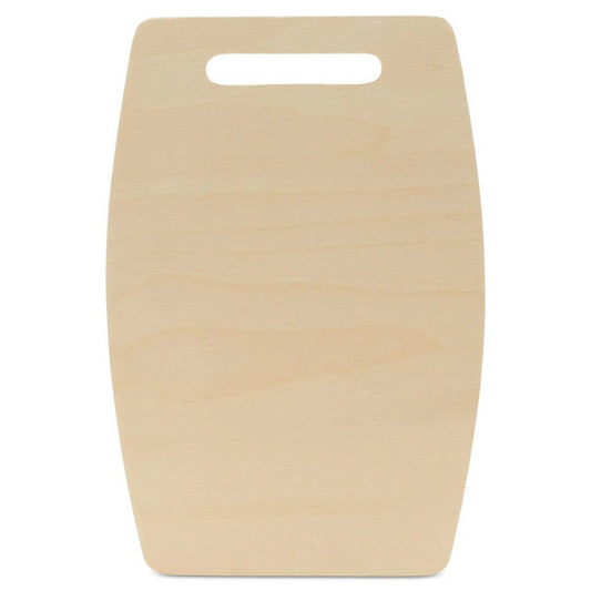 Woodpeckers Crafts - Wood Cutting Board Cutout with Wider Middle: 14"
