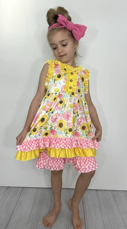 Clover Cottage - Sunflower Blooms Girls Set