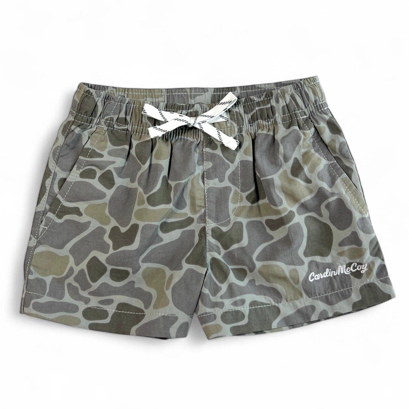 Kids' Gray Camo Performance Shorts