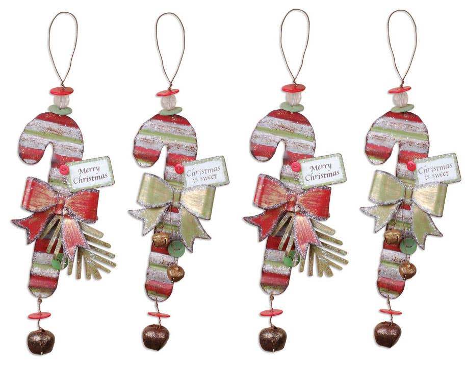 Sunset Vista Designs - Candy Cane Ornament 2 Asst