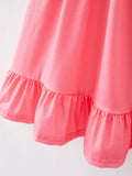 Rylee Faith Designs - Summer Girls Watermelon Ruffle Slip Dress Two-piece Set