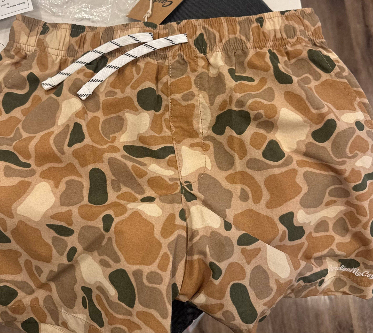 Kids' Brown Camo Performance Shorts