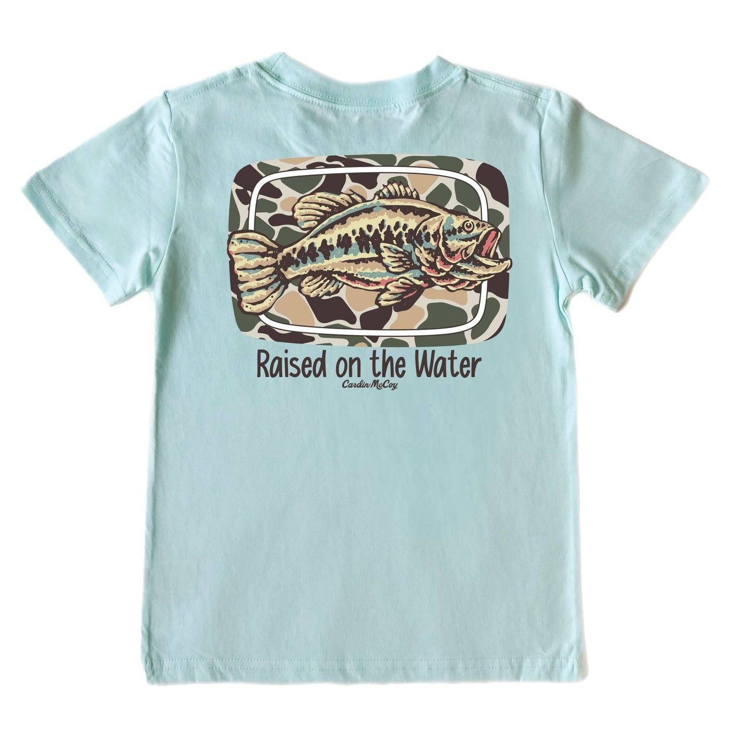 Kids' Raised on the Water Fish Short-Sleeve Tee