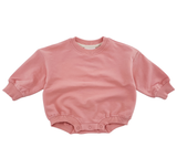 Addie Joy company - Oversized Cozy Romper - Pink Rose