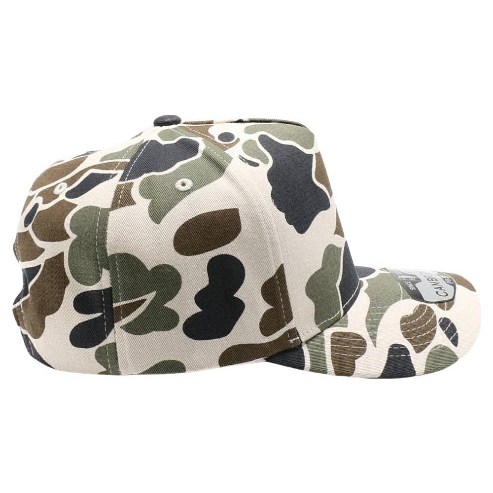 DOBBI - Five Panel Old School Camo High Frame