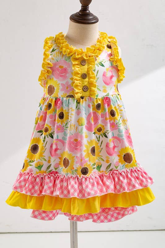 Clover Cottage - Sunflower Blooms Girls Set