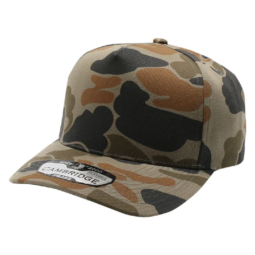 DOBBI - Five Panel Old School Camo High Frame