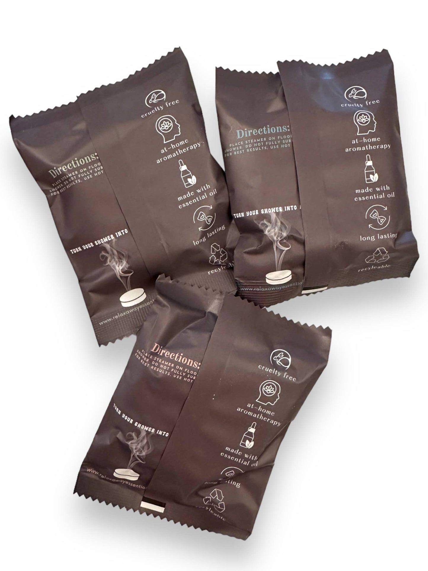 Relax Away Essentials - Whisper Shower Steamers 6 Pack 