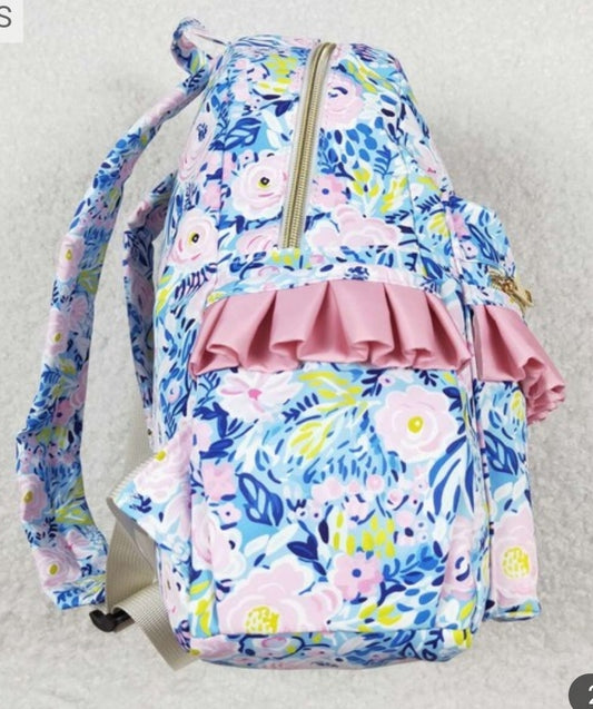 Blue Flower backpack