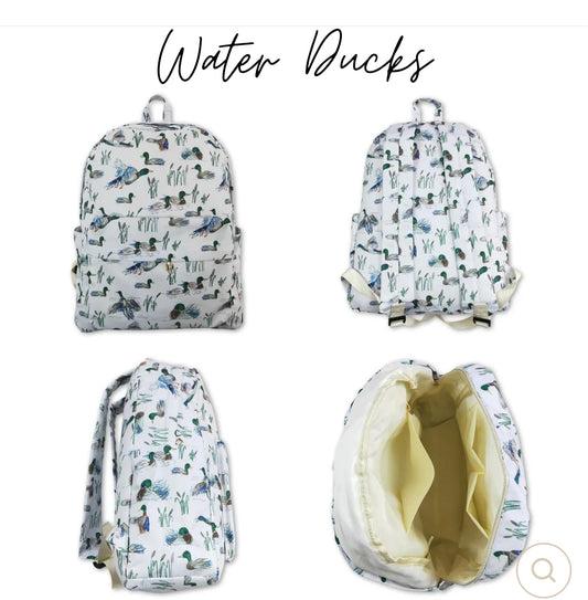 Water Ducks Back pack