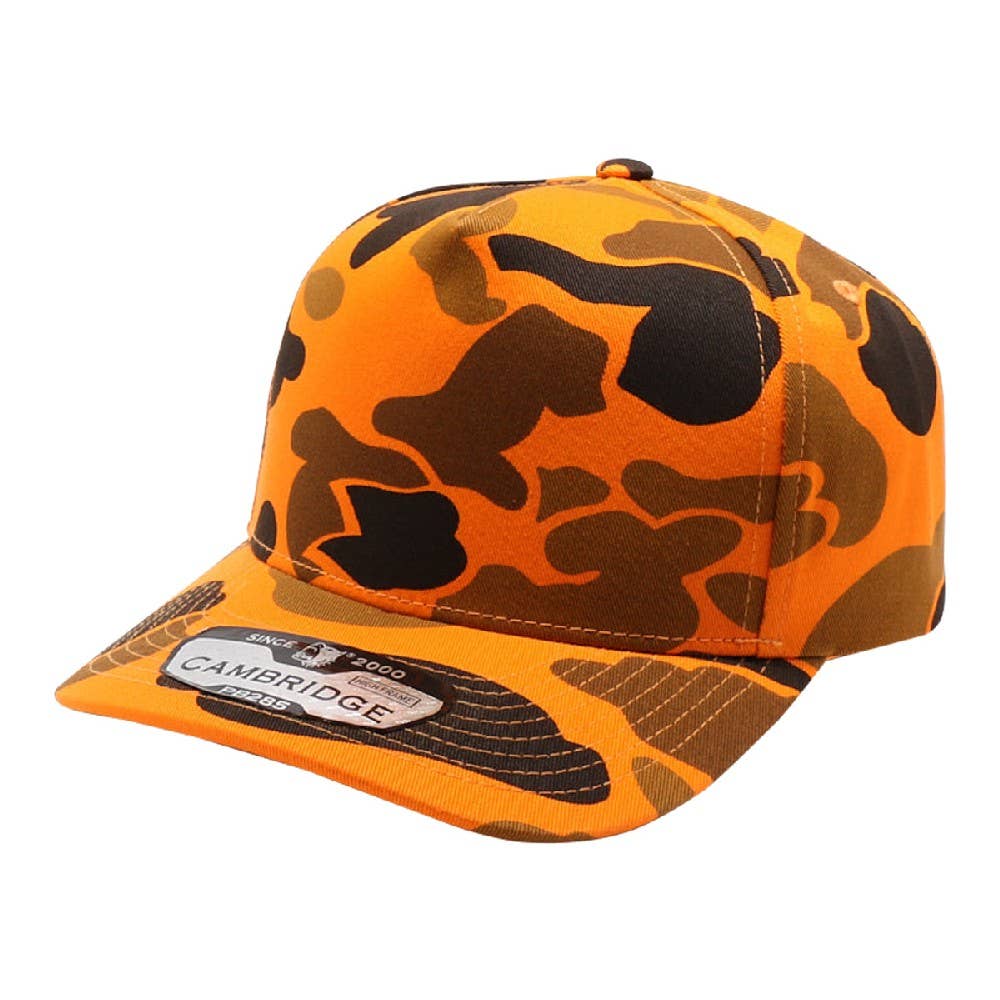 DOBBI - Five Panel Old School Camo High Frame