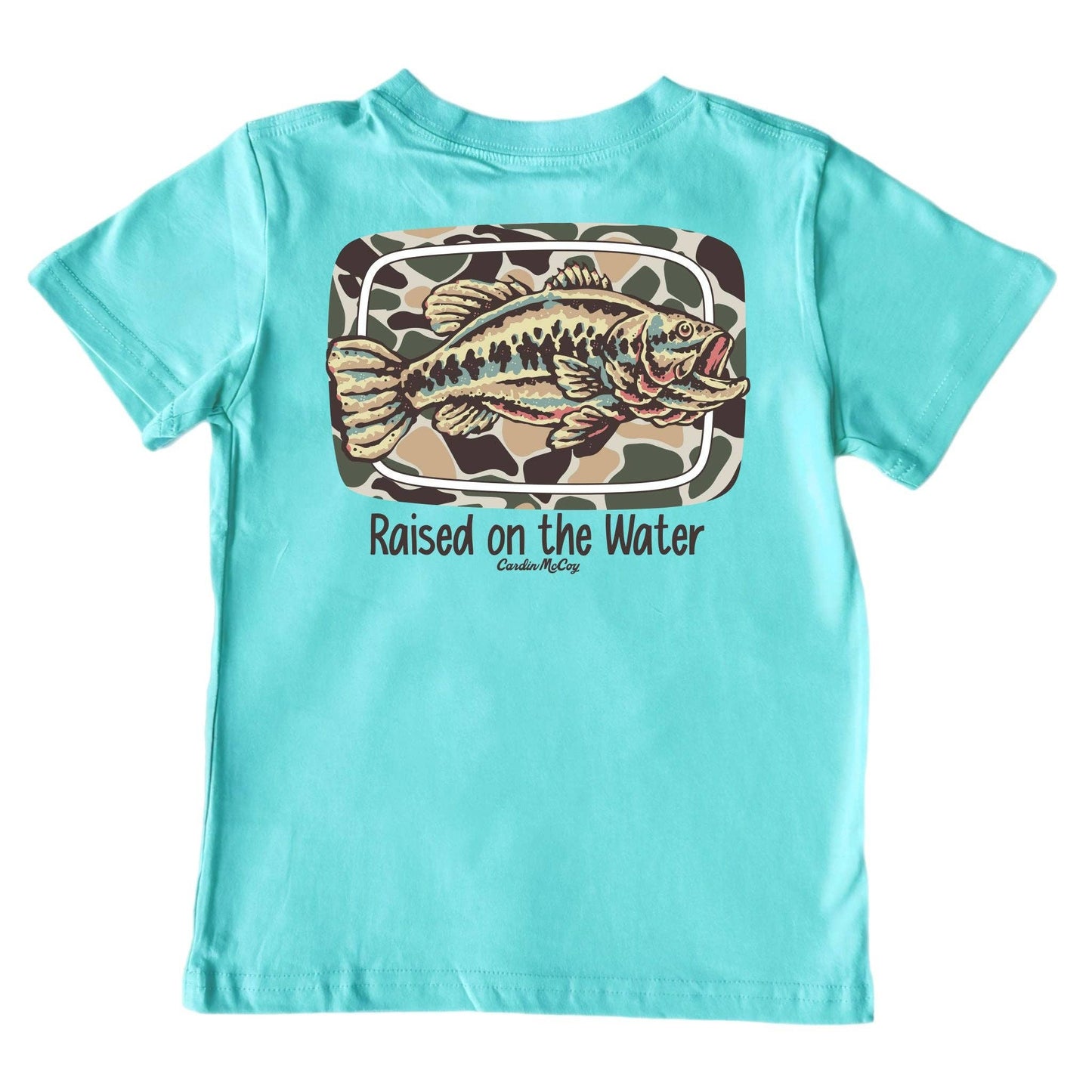 Kids' Raised on the Water Fish Short-Sleeve Tee