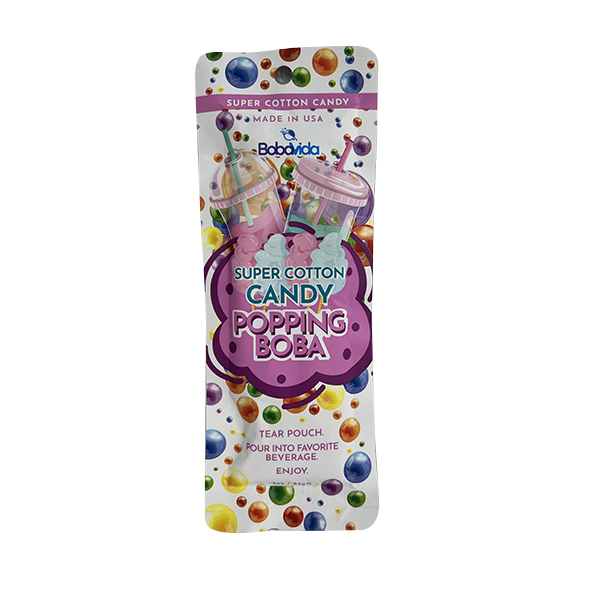 Bobavida Popping Pearls - Cotton Candy Popping Boba (10 pouches)