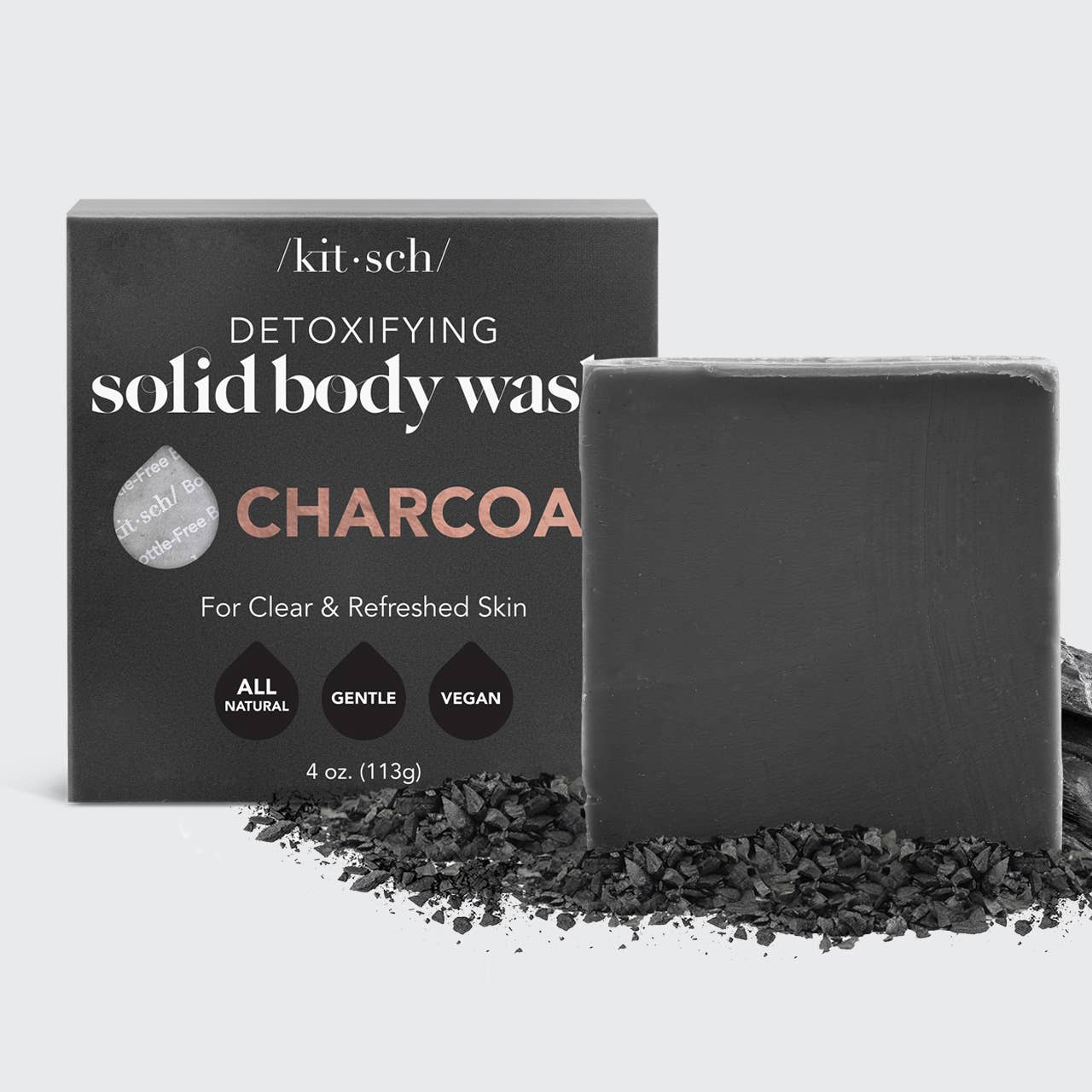 KITSCH - Charcoal Detoxifying Body Wash Bar