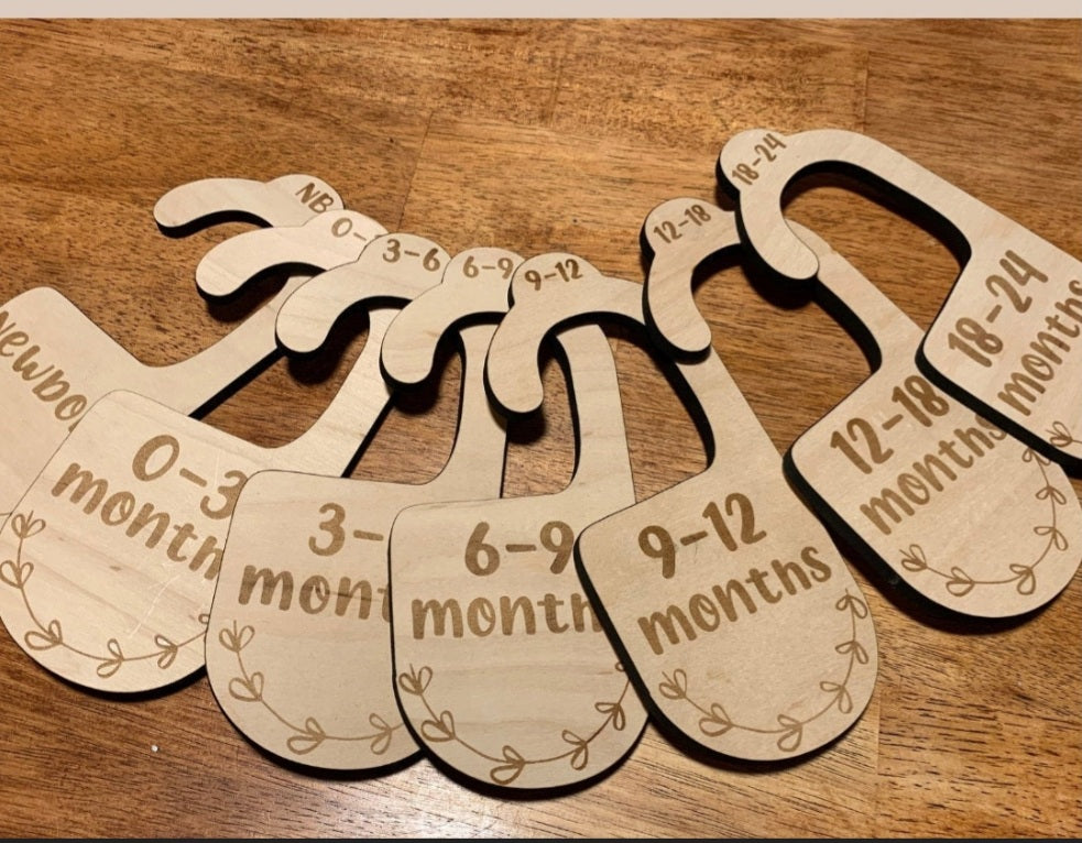 Baby Clothes Closet Dividers