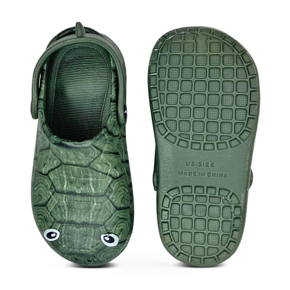 Eastern Off Price - Toddler Boy Turtle Clog 42269 Green